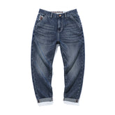 Jean droit ample extensible grande taille pour homme, jean ample extensible